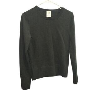 Gap Womens Merino Wool Crew Neck Sweater Size XS Olive Green Preppy Classic Fall